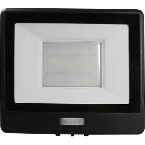 V-Tac – Projecteur à détecteur de mouvement 50W – 4000lm blanc froid 6400K – Aluminium IP65 pour extérieur – Capteur crépusculaire et infrarouge (1/9)