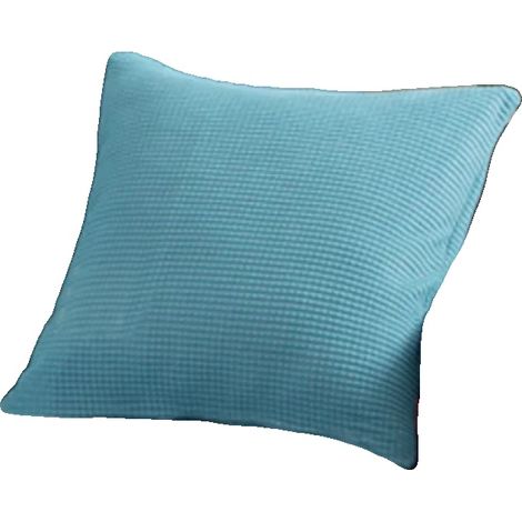 Wurfkissenbezug, weiches Polyester, langlebiges Design, 60x60cm, Helles Blau (1/2)