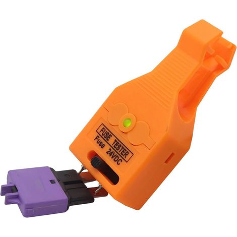 Testeur de fusible - 24 V - Avec pointe de mesure réglable - Testeur de circuit de voiture - Pour industrie, bricolage, remorque, camping-car, moto et (1/5)