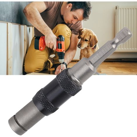 Universelle Schnellverschlussverlängerung mit Sechskantgriff, 6,35 mm, selbstverriegelnde Schnellverschlussverlängerung, Mehrwinkelverlängerung, Adapterstange, selbstverriegelnde Mehrwinkelverlängerun (1/5)