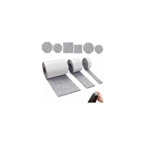 Deslizadores de fieltro autoadhesivos para muebles, 3 unidades, deslizadores de fieltro antideslizantes para proteger las patas de mesas, sillas y sofás - Crezuo