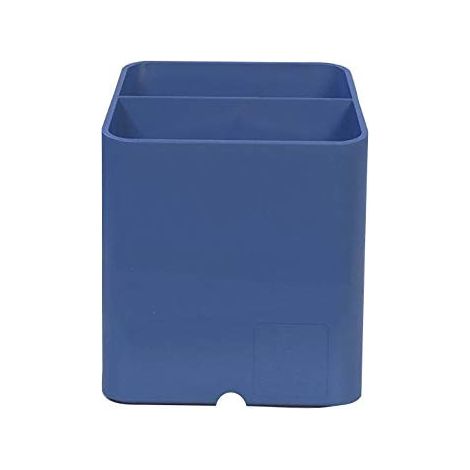 EXACOMPTA Clean'Safe Pot à Crayons Bleu - Rangement Bureau (1/5)