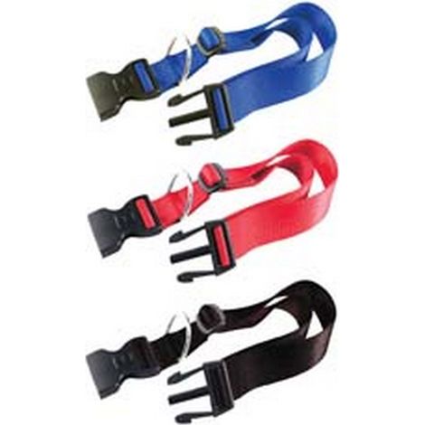 2PZ COLLARE NYLON CLASSIC PER CANI - cm.30-44 colore blu C15/44
