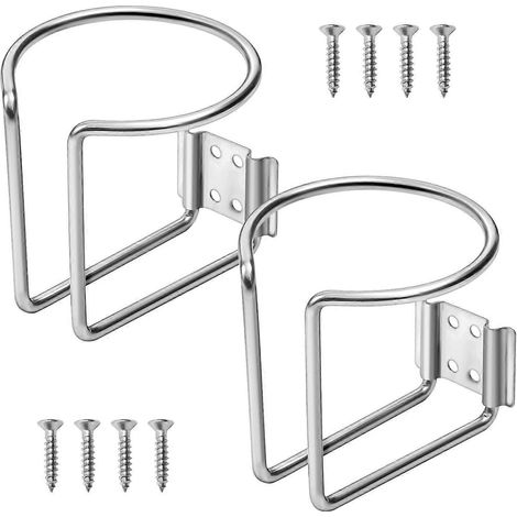 Lot de 2 porte-gobelets universels anti-basculement pour bateaux, yachts, camions et camping-cars-8.50X8.50X8.00CM