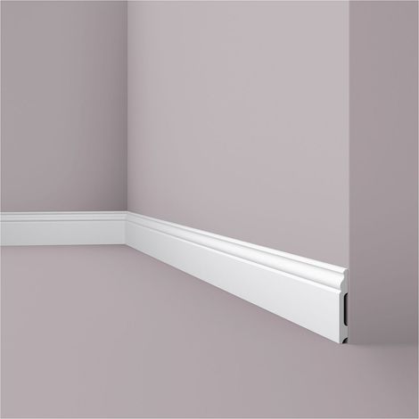 NMC FB2F-box WALLSTYL Noel Marquet 1 caja 10 piezas Zócalo diseño atemporal clásico blanco 20 m