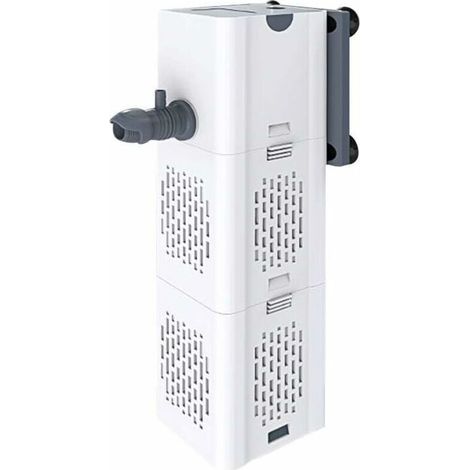 Filtre Intéri Aquarium 80-250L,15W Débit de 1000L/H, Filtre Interne Pompe Filtre avec Éponges Filtrantes [Classe énergétique E],