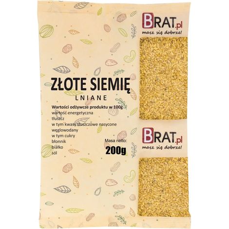 Semi di lino dorati 200 g (1/3)