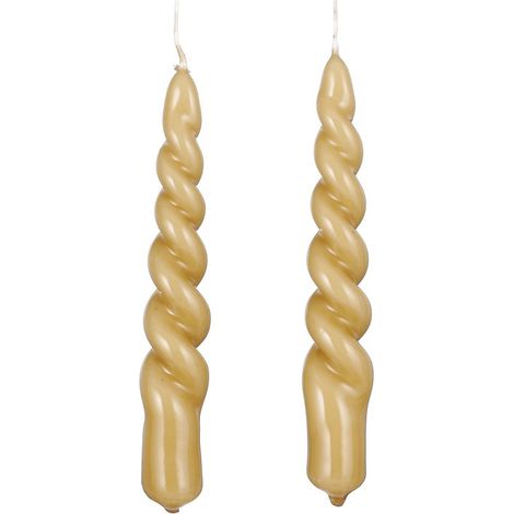 Mica Decorations Bougie Marron clair H15xl2.2xL2.2cm (1/4)
