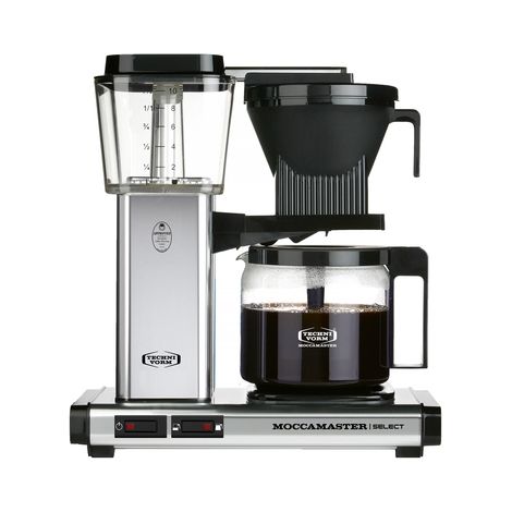 Moccamaster KBG 741 Select Filterkaffeemaschine – Poliertes Silber