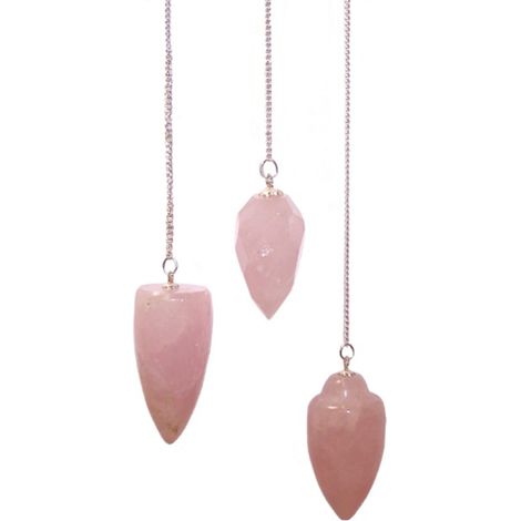 Pendule Magique - Quartz Rose- Vendu par 1