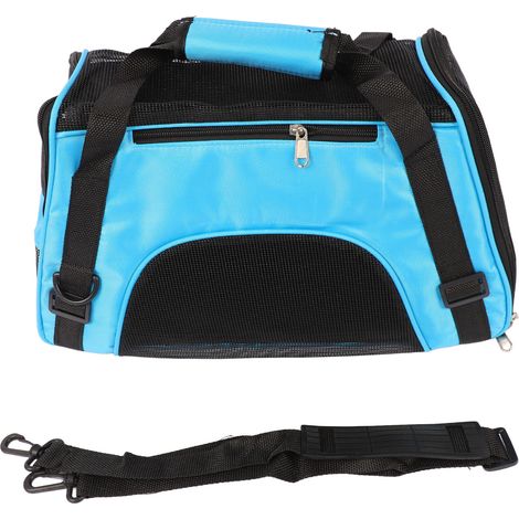 Transporteur de voyage pour animaux de compagnie, Portable, léger, grand espace, maille respirante, pliable, chat pour l'extérieur (1/5)