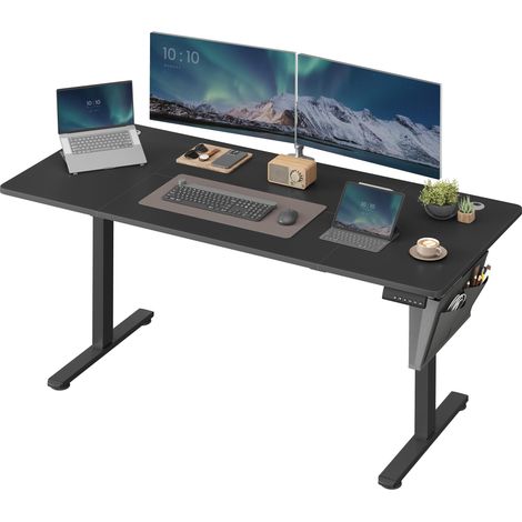 Bureau Électrique Assis-Debout Réglable, 160 x 70 x (72-120) cm (1/5)