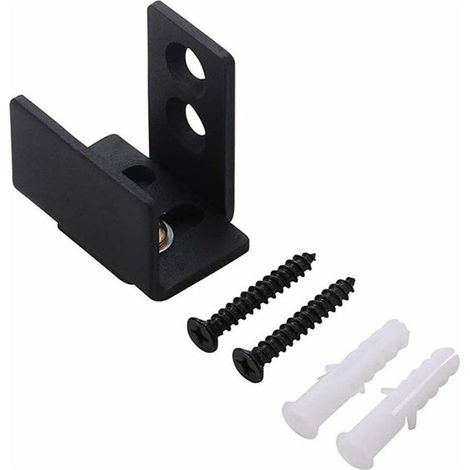 Guide de sol pour porte de grange, guide de porte coulissante en bas, guide de porte coulissante de grange, guide de sol robuste pour porte coulissante, rails de porte de placard coulissants (1/5)