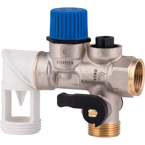 Groupe de Sécurité Orientable pour Chauffe-Eau Siège Inox NOYON ET THIEBAULT
