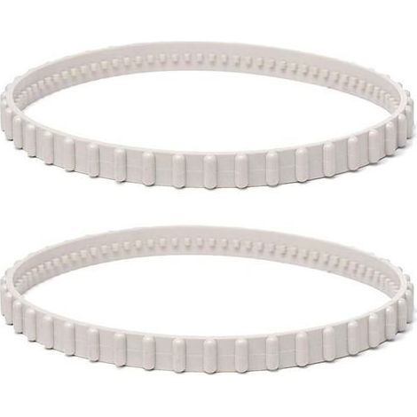 Lot de 2 courroies d'entraînement de rechange pour nettoyeur de piscine Hayward Aqua Vac Tiger Shark
