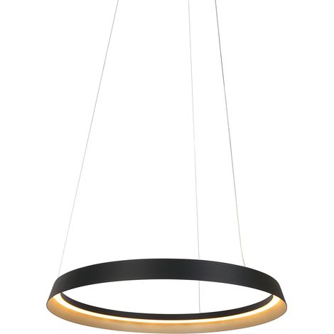 Steinhauer - lámpara colgante - Ringlux - negro - metal - Ø 60cm