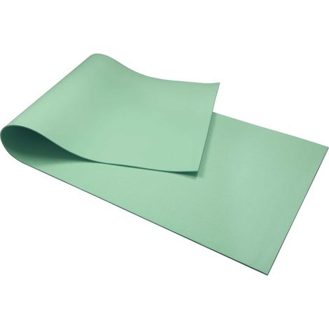 Tapis De Yoga - 4 Mm - EVA - Non Glissant - Pour Exercice Et Fitness - Vert - 1 Pièce (1/3)