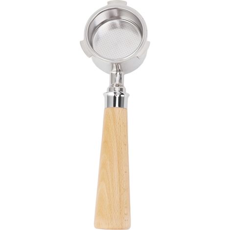 51-mm-Siebträger mit 3 Klemmen, inklusive Filterkorb, Holzgriff und bodenlosem Siebträger für Kaffeemaschinen des Typs EC0680 Typ 2 (1/5)