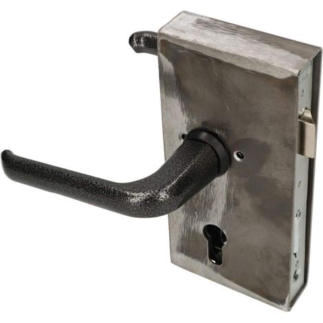KOTARBAU 72/55 PZ Serrure de porte avec poignée galvanisée à gauche/droite (1/5)