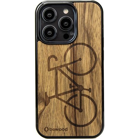Custodia in legno Bewood per iPhone 15 Pro LIMBA BIKE (1/5)