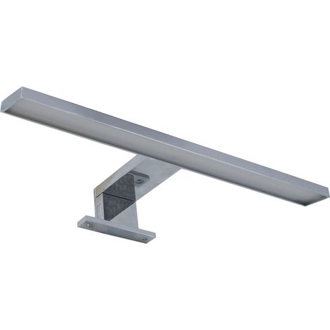 LAMPADA APPLIQUE LED 9W DA BAGNO SPECCHIO ARGENTO SILAMP B111-9WLuce Fredda 6400k