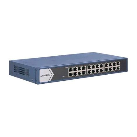 Hikvision DS-3E1524-EI switch di rete Gestito Gigabit Ethernet (10/100/1000) 1U Blu (1/2)