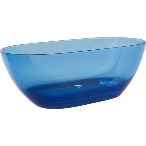 Vasca da bagno freestanding traslucida 292L 160 x 72 x 56 cm Blu Resina - SPAVO