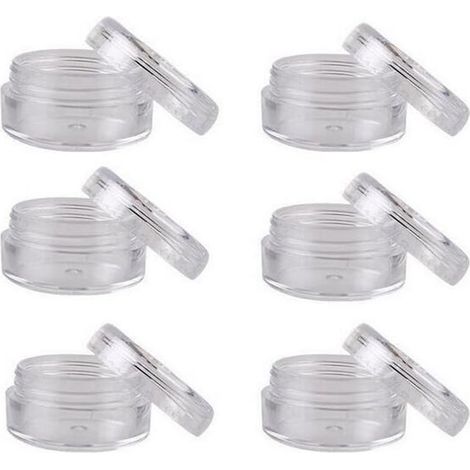 12PCS 0.35Oz 10ML Vide Vide Contenant cosmétique en Plastique réutilisable Pot Pot Case Voyage Bouteille boîte avec Couvercle (1/4)