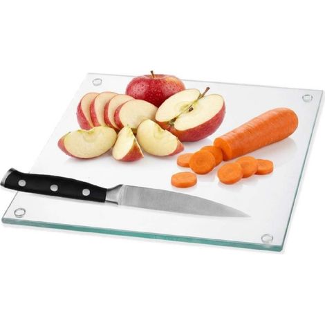 Cecotec Tabla de Corte de Vidrio Templado 30x40cm CRYSTAL Cutting Board (1/5)