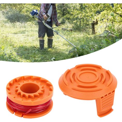 Convient aux pièces de tondeuse Worx WA0010 : bobine de rechange, tête de coupe, corde de coupe et fil de coupe. (1/5)