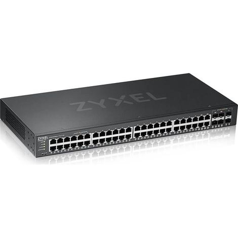 Zyxel GS2220-50-EU0101F switch di rete Gestito L2 Gigabit Ethernet (10/100/1000) Nero (1/4)