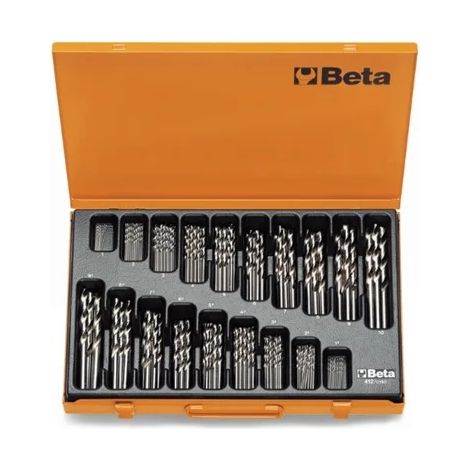 beta 412/c150 cassette de forets hss rectifiés