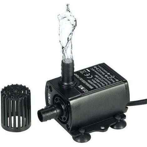 Dc 12v 400l/h Mini pompe de circulation d'eau froide à moteur solaire sans balais ultra-silencieux (1/3)