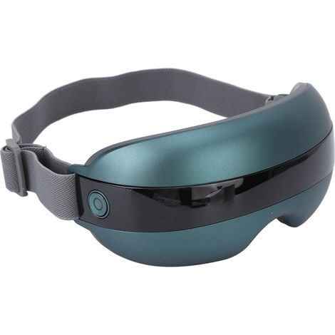 Masque massageur yeux LED chaleur vibration rechargeable sans fil soulagement fatigue oculaire musique intégrée ajustable appareil électrique détente spa maison (1/5)