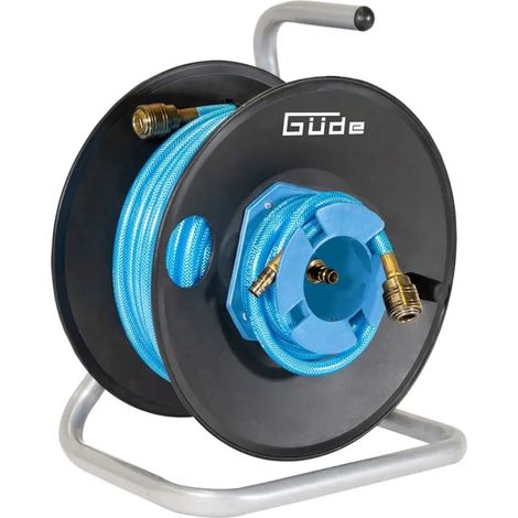 Güde Druckluft Schlauchtrommel 20 m max. 11 bar ID 6 mm - AD 11 mm PVC 1/4" (1/3)