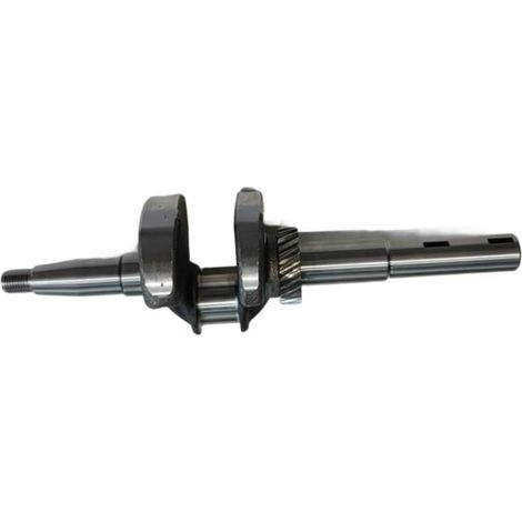 XP225 Vilebrequin de rechange pour tondeuse à gazon, design à double rainure de clavette, longueur 292 mm, diamètre 25 mm, compatible avec les moteurs hors-bord, les mini-motoculteurs et (1/5)