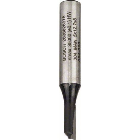 Bosch – Fraise pour défonceuse 8 mm 2608628378 – Diamètre de la fraise 5 mm – Longueur 51 mm – Carbure de tungstène pour bois dur - S76601 (1/6)