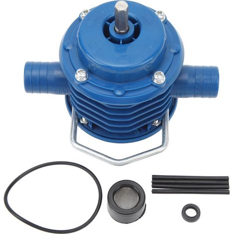 Hochleistungsfähige, elektrische Mini-Kreiselpumpe mit Selbstansaugung für die Gartenbewässerung (390 g, technischer Kunststoff) – 1 Pumpe + 7 Zubehörteile inklusive – Teichentwässerung und mobile Bew (1/5)