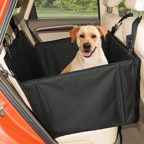 Siège Auto Chien Extra Stable et Waterproof – Siège de Voiture renforcé avec 4 Sangles de Fixation et Ceinture de sécurité – Jusqu’à 26 kg pour Chiens de Grande Taille