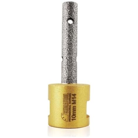 FENOPLASTICAFraise Diamantée 10mm Trépans de Fraisage Agrandir et Forme Trous Existants pour Granit Céramique Marbre Porcelaine (1/4)