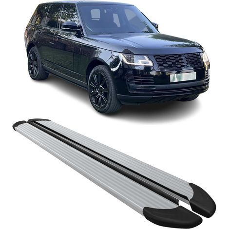 Marchepieds Latéraux pour Land Rover Range Rover IV Vogue 2012-2021 L1 SWB Aluminium Argent 2Pcs (1/5)