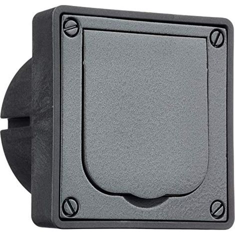 busch-jaeger Presa Schuko moderna nera 16 A 250 V (1/4)