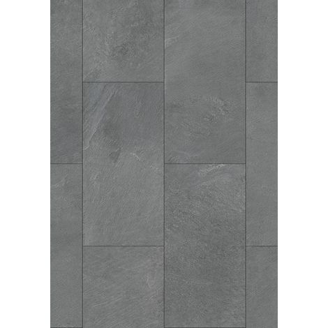 Mexen Grey Dark paneles vinílicos 610 x 305 mm SPC 6,5 mm, base IPEX 1,5 mm, 4 V-Fuga, Pizarra - F1159-0610-305-505-4V1-90 (1/2)
