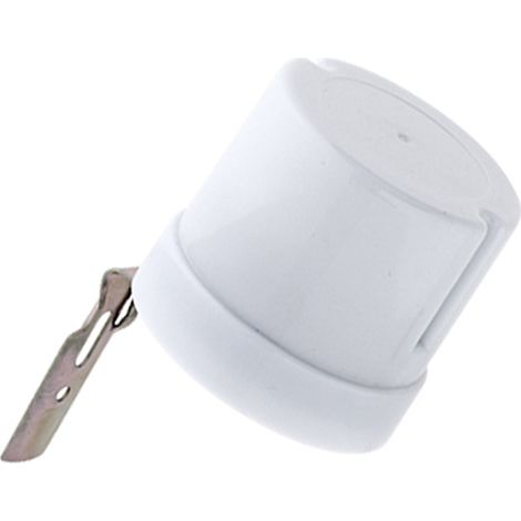 Sensore crepuscolare per lampade e faretti 25A per interno ed esterno protezione IP44 interruttore (1/2)