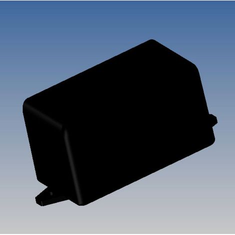 TEKO SR03-E.9 Universal-Gehäuse 71.5 x 38.3 x 40.9  ABS Schwarz 1 St.