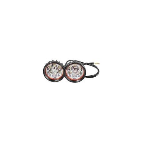 Crezuo 6 LED-Nebelscheinwerfer, ultraheller Projektor, 12-80V Arbeitsscheinwerfer für Elektrofahrzeuge (1/5)