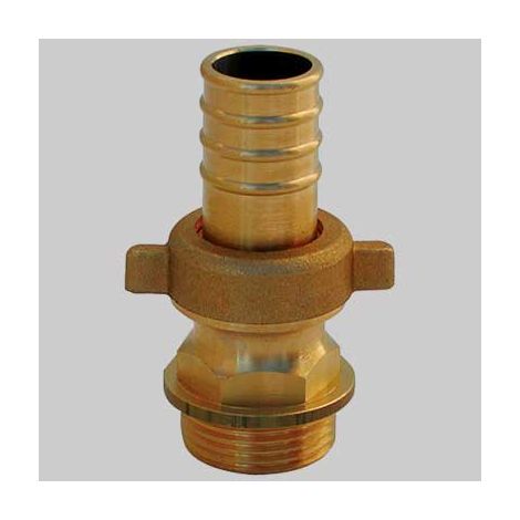 RACCORDO DIRITTO PER POMPA OTTONE  11/2 x 40     MADE IN ITALY