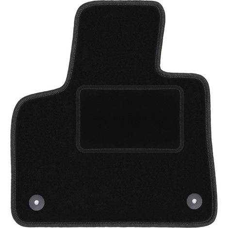 Alfombrilla de conductor negra para: Peugeot 5008 II crossover (2017-)