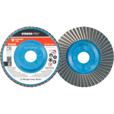 Scheibe Strend Pro, 115 x 22 mm, Schleif, P400