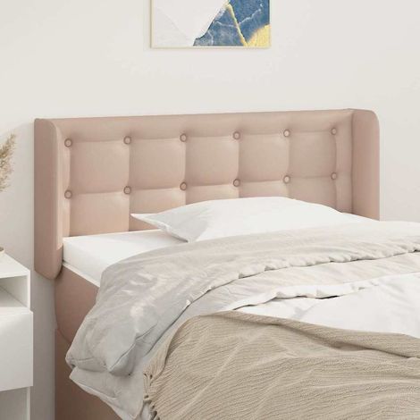 vidaXL Cabecero de cuero sintético color capuchino 103x16x78/88 cm (1/5)